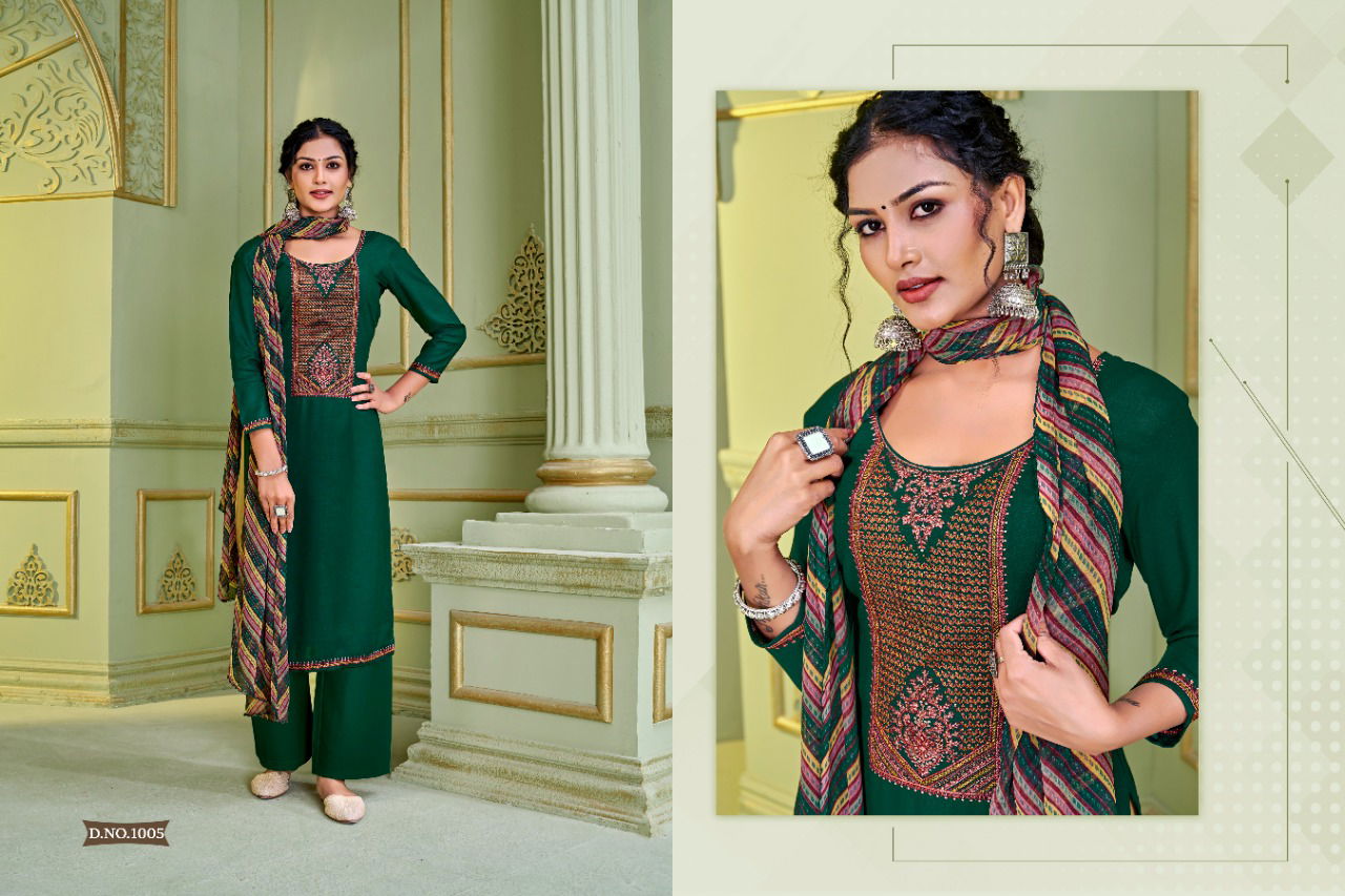 Hermitage Khwaab Casual Wear Wholesale Dress Material Catalog